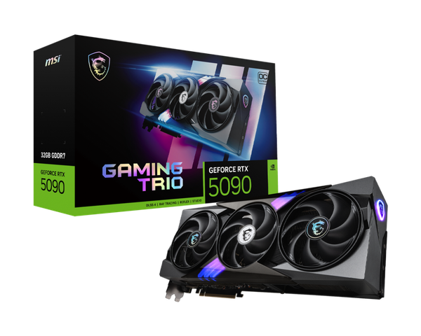 Card màn hình MSI GeForce RTX 5090 32G GAMING TRIO OC