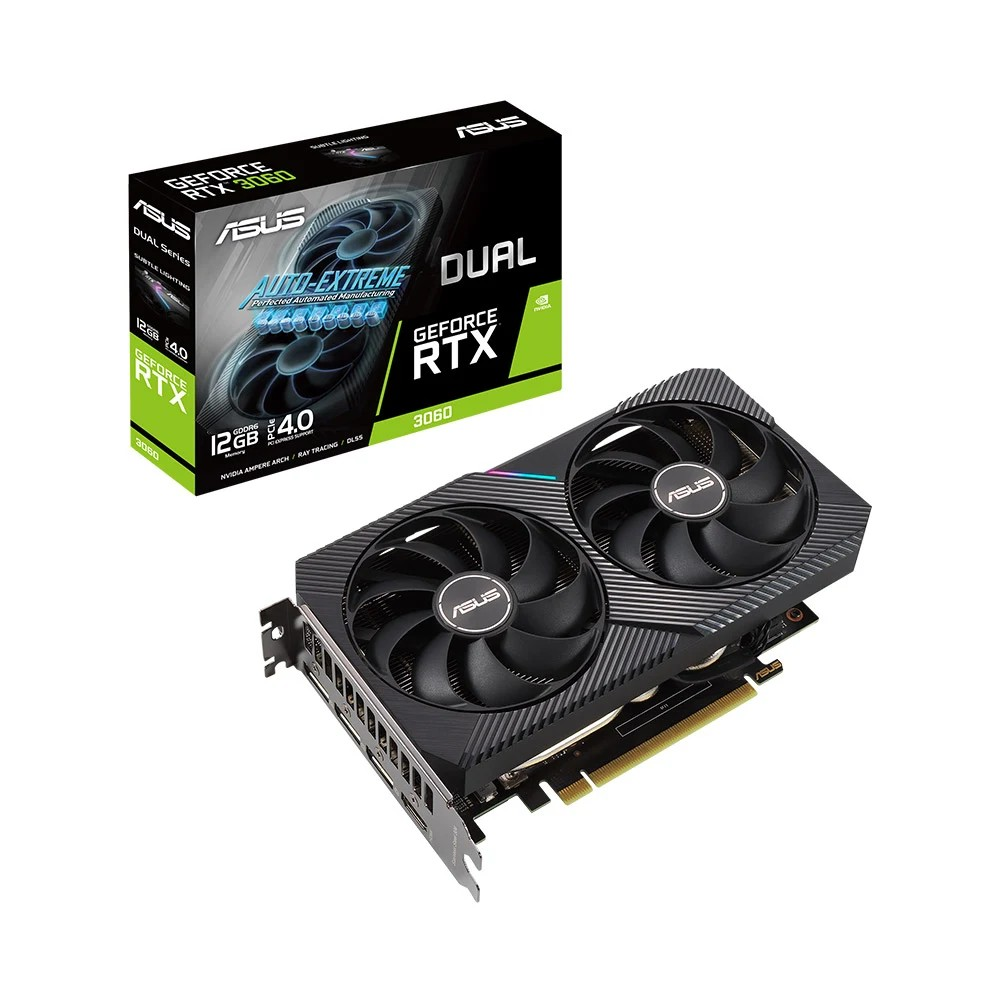 Card màn hình Asus Dual GeForce RTX™ 3060 V2 12GB GDDR6
