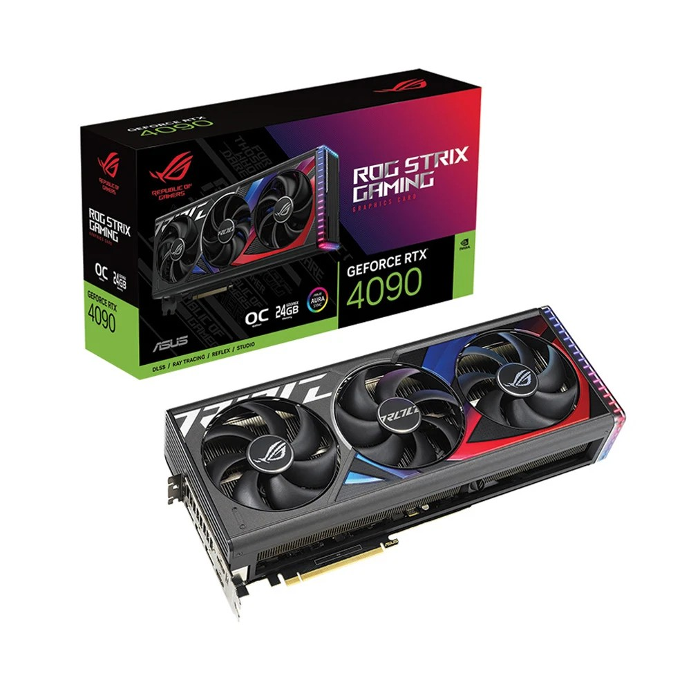 Card màn hình Asus ROG Strix GeForce RTX 4090 OC Edition 24GB GDDR6X